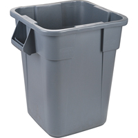 Square Brute&reg; Containers, Polyethylene, 40 US gal. Oxford Builders Supplies Inc