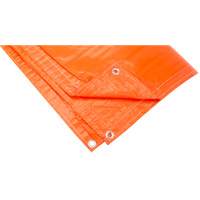 B&acirc;ches isol&eacute;es, Poly&eacute;thyl&egrave;ne, Orange, 20' x 12' x 8 mils Oxford Builders Supplies Inc