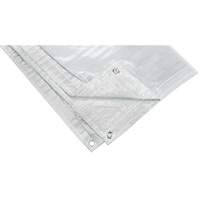 B&acirc;che isol&eacute;e, Poly&eacute;thyl&egrave;ne, Blanc, 20' x 12' x 8 mils Oxford Builders Supplies Inc