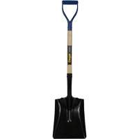 Square Point Shovel, Hardwood, Tempered Steel Blade, D-Grip Handle, 41-1/2" Long Oxford Builders Supplies Inc