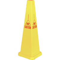 C&ocirc;nes de d&eacute;viation Lamba  Caution , Anglais avec pictogramme Oxford Builders Supplies Inc