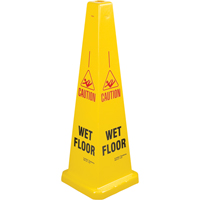 C&ocirc;nes de d&eacute;viation  Wet Floor , Anglais avec pictogramme Oxford Builders Supplies Inc