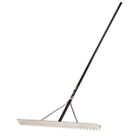 R&acirc;teau pour asphalte Pro, 36" la, Lame Aluminium, 28 dents Oxford Builders Supplies Inc