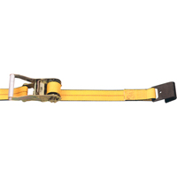Tendeurs d'arrimage &agrave; cliquet, Crochet plat, 2" , 30' , Charge d'utilisation max. 3335 lb (1513 kg) Oxford Builders Supplies Inc