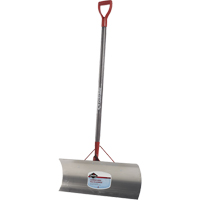 Nordic Snow Pusher, Aluminum Blade, D-Grip Handle, 24" W Oxford Builders Supplies Inc