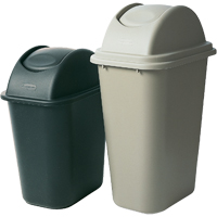 Soft Wastebasket, 14 Quarts, Plastic Oxford Builders Supplies Inc