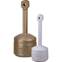 Cendriers Smoker's Cease-Fire, Sur pied, Plastique, Capacit&eacute; 4 gal. US, Hauteur 38-1/2" Oxford Builders Supplies Inc