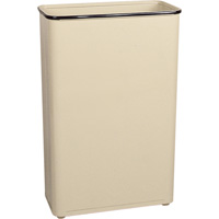 Rectangular Waste Basket, 96 Quarts, Steel Oxford Builders Supplies Inc