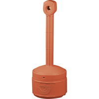 Cendriers Smoker's Cease-Fire, Sur pied, Plastique, Capacit&eacute; 1 gal. US, Hauteur 30" Oxford Builders Supplies Inc