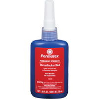 Threadlocker, Red, High, 50 ml, Bottle Oxford Builders Supplies Inc