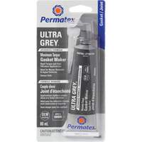 Ultra Grey&reg; Gasket Maker, Tube, 80 ml, -54°C - 260°C/-65°F - 500°F Oxford Builders Supplies Inc