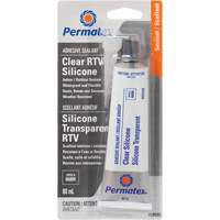 RTV Adhesive Sealant, 80 ml, Tube, Clear Oxford Builders Supplies Inc