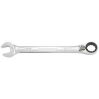 Long Pattern Reversible Ratcheting Combination Wrench, 7/16", Chrome Finish Oxford Builders Supplies Inc