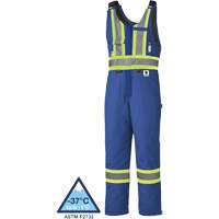 5524A Combinaison de s&eacute;curit&eacute; matelass&eacute;e ignifuge &agrave; haute visibilit&eacute;, 2T-Grand, Bleu royal Oxford Builders Supplies Inc