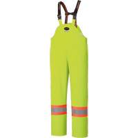 5895 High Visibility Flame Resistant Waterproof Bib Pants, 2X-Large, High Visibility Lime-Yellow Oxford Builders Supplies Inc