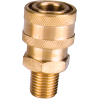 Douille femelle 1/4" &agrave; d&eacute;saccouplement rapide en laiton Oxford Builders Supplies Inc