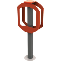 Supports pour bicyclettes Bike Stop, Acier, 2 bicyclettes Oxford Builders Supplies Inc