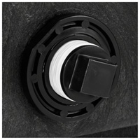 Stock Tank, 69" D x 63.25" W x 25" H, 2500 lbs. Capacity, Black Oxford Builders Supplies Inc