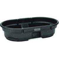Stock Tank, 40" D x 51.6" W x 12" H, 400 lbs. Capacity, Black Oxford Builders Supplies Inc