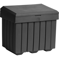 Conteneur d'entreposage &eacute;conomique pour sel/sable, 32" x 23" x 27-1/2", 10 pi³, Gris Oxford Builders Supplies Inc