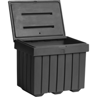 Conteneur d'entreposage &eacute;conomique pour sel/sable, 32" x 23" x 27-1/2", 10 pi³, Gris Oxford Builders Supplies Inc