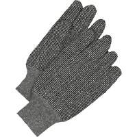 Gants en jersey classiques, Taille unique, Poivre et sel, Non doubl&eacute;, Poignet en tricot Oxford Builders Supplies Inc