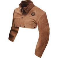 Plastron &agrave; manches en cuir de qualit&eacute; standard, T-Grand, Brun Oxford Builders Supplies Inc