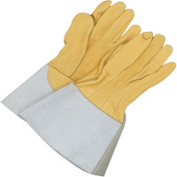 Gander Brand Reverse Grain TIG Welder Gloves, Grain Deerskin, Size 10 Oxford Builders Supplies Inc