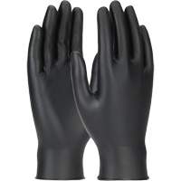 Gants jetables ambidextres Grippaz Skins, Grand, Nitrile, 6 mils, Sans poudre, Noir Oxford Builders Supplies Inc