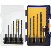 Jeu de forets s&eacute;rie courte, 12 morceaux, Acier rapide Oxford Builders Supplies Inc