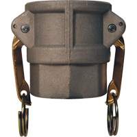Coupleur &agrave; came et cannelure Global, Aluminium, Type D, 2", NPT femelle, 250 PSI Oxford Builders Supplies Inc