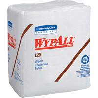 Serviettes jetables L20 WypAll, Tout usage, 12-1/2" lo x 12" la Oxford Builders Supplies Inc