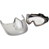 Lunettes de s&eacute;curit&eacute; Capstone Shield avec &eacute;cran facial amovible, Lentille Transparent, Antibu&eacute;e, Ventilation Directe/Ferm&eacute; Oxford Builders Supplies Inc
