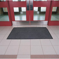 Tapis Poly-Tuft, Essuie-pieds, 3' x 60' x 5/16", Charbon Oxford Builders Supplies Inc