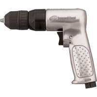 Reversible Air Drill, 4 CFM, 1/4" NPTF, 93 dBA, 3/8" Chuck, Keyless Oxford Builders Supplies Inc