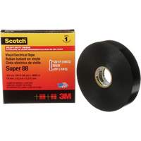 Scotch&reg; Super 88 Professional-Grade  Electrical Tape, 19 mm (3/4") W x 32.9 m (108') L, 8.5 mils, Black Oxford Builders Supplies Inc