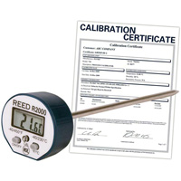 Thermom&egrave;tre avec certificat de calibration, Contact, Num&eacute;rique, -40-450°F (-40-230°C) Oxford Builders Supplies Inc