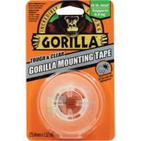 Tough & Clear Mounting Tape, 25.4 mm (1") x 1.52 m (5'), Clear Oxford Builders Supplies Inc