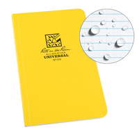Livre reli&eacute; Field-Flex, Couverture souple, Jaune, 128 Pages, 4-5/8" , 7-1/4"  Oxford Builders Supplies Inc