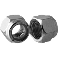 NTU Thin Heavy Series Locknut Nylon Insert, 3/4"-10 Dia., Zinc Plated Oxford Builders Supplies Inc