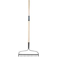 Heavy-Duty Bow Rake, Wood Handle, 58" L, 15" Blade, 15 Tines Oxford Builders Supplies Inc
