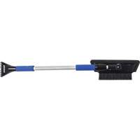 Snow Brush, Telescopic, EVA Foam Blade, 48" Long, Black/Blue Oxford Builders Supplies Inc