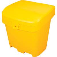 Salt & Sand Storage Bins, With Hasp, 21" x 27" x 26", 4.24 cu. ft., Yellow Oxford Builders Supplies Inc