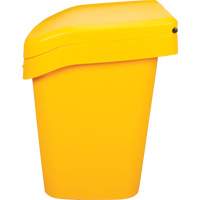 Salt & Sand Storage Bins, With Hasp, 21" x 27" x 26", 4.24 cu. ft., Yellow Oxford Builders Supplies Inc