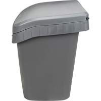 Salt & Sand Storage Bins, With Hasp, 21" x 27" x 26", 4.24 cu. ft., Grey Oxford Builders Supplies Inc
