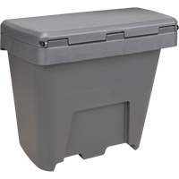 Salt & Sand Storage Bins, With Hasp, 21" x 27" x 26", 4.24 cu. ft., Grey Oxford Builders Supplies Inc