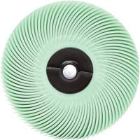 Scotch-Brite Radial Bristle Disc, Aluminum Oxide, 1 Micron Grit, 3" Dia. Oxford Builders Supplies Inc