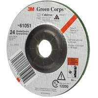 Green Corps Flexible Grinding Wheel, 5" x 1/4", 7/8" Arbor, Ceramic, Type 1 Oxford Builders Supplies Inc