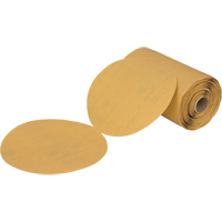 Stikit 216U Gold Paper Disc Roll, 6" Dia., P360 Grit, Aluminum Oxide Oxford Builders Supplies Inc