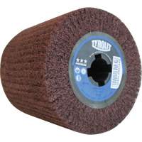 Pro-Line Surface Conditioning Drum, 4" Dia. x 4" W, 3/4" Arbor, Fine Grit, Aluminum Oxide Oxford Builders Supplies Inc